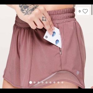 Rose colored lululemon athletic short